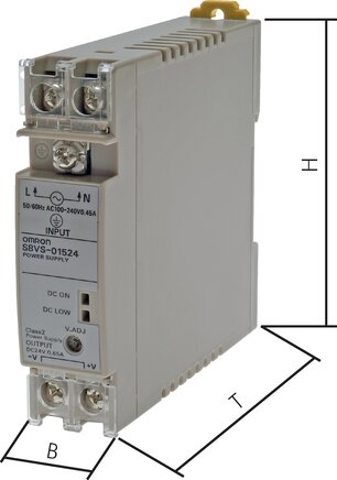 Exemplarische Darstellung: Schaltnetz für DIN-Schiene